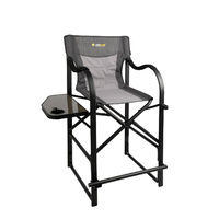 Oztrail Directors Vantage Camping Chair with Side Table