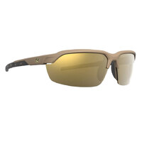 Leupold Sunglasses Tracer Shadow Tan Bronze Mirror INC Yellow & Clear Lenses