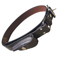 Jcoe Leather Stockmans Belt with Knife Pouch