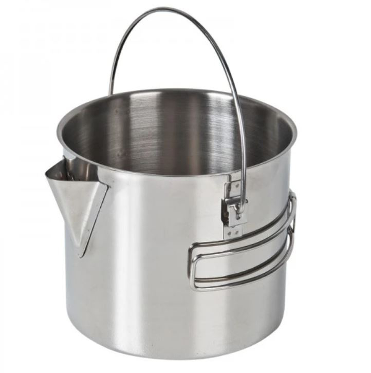 Stainless Steel Kettles - Campfire 750ml Stainless Steel Billy Kettle