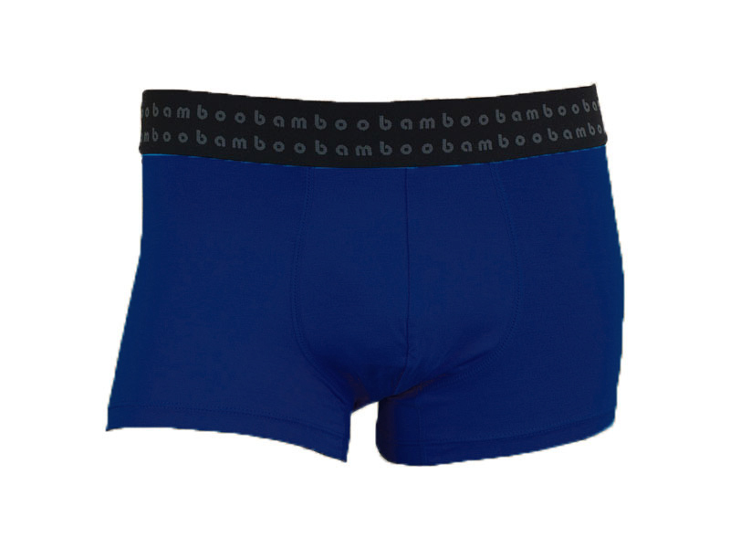 Mens Bamboo Underwear - Sml Bamboo Textiles Mens Bamboo Trunks Mid Blue