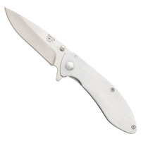 Bear and Son 4" Stainless Steel Frame Lock Knife