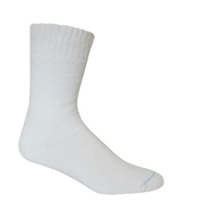 Bamboo Textiles Extra Thick Socks White