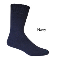 Bamboo Textiles Comfort Business Socks - Navy