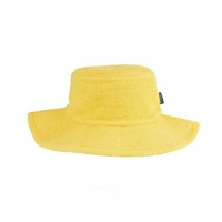 The Terry Australia Wide Brim Terry Towelling Hat - Yellow