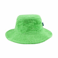 The Terry Australia Wide Brim Terry Towelling Hat - Green