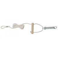 Supex 6mm Single Guy Rope with Wood Slide and Trace Spring