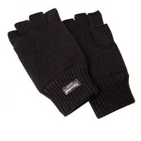 Jack Jumper Atlantic Fingerless Gloves Black - Medium