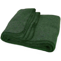 Bush Tracks Wool Blend Blanket - Olive Green