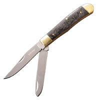 Elk Ridge Twin Blade Glow In The Dark Carbon Fibre Pocket Knife