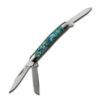 Elk Ridge Green Shell 3-Blade Pocket Knife