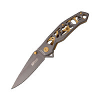 MTech Gold and Grey Tinite Pocket Knife