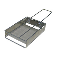 Outdoor Connection Stainless Steel Folding Toaster