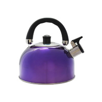 Outdoor Connection 2.5L Stainless Steel Whistling Kettle - Purple
