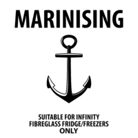 Evakool Infinity Series Fibreglass Fridge/Freezer Marinising Protection