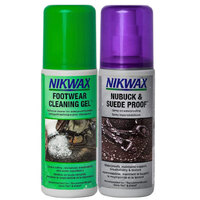 Nikwax Twin Nubuck and Suede Proof and Footwear Cleaning Gel - 125ml