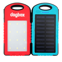 Dogbox Powerbank - Solar Panel & LED Worklight 