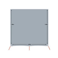 Supex Caravan Privacy Screen to Suit Fiamma Awning Long Wall - 3.85m x 1.8m