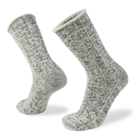 Wilderness Wear Merino Fleece Socks - Black Marle