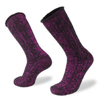Wilderness Wear Merino Fleece Socks Black Pink