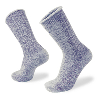 Wilderness Wear Merino Fleece Socks - Navy Marle