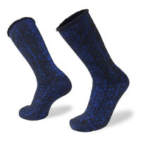 Wilderness Wear Merino Fleece Socks Black-Blue Marle