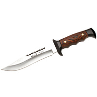 Muela Military Knife - Coral Wood Handle