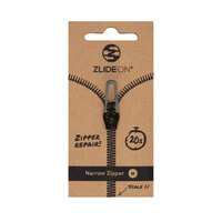 ZlideOn Narrow Zipper Black - Medium